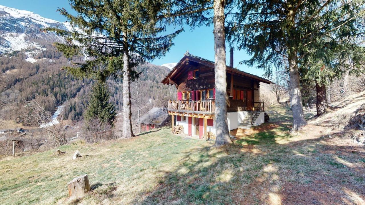 Idyllic Chalet In Evolene, With View On The Dent Blanche And The Mountains Apartment Bagian luar foto